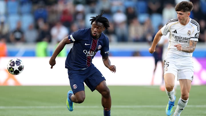 Real Madrid C.F. v Paris Saint-Germain - UEFA Youth League 2025/26 Semi-Final