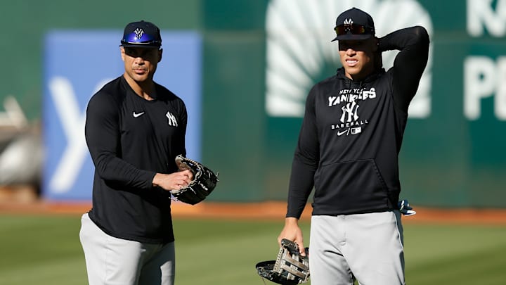 Giancarlo Stanton y Aaron Judge son clave en el lineup de los Yankees en playoffs