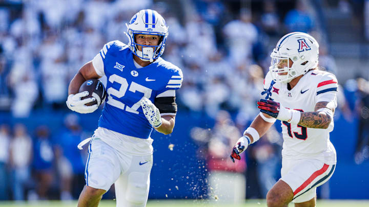 BYU RB LJ Martin against Arizona BYU RB LJ Martin against Arizona