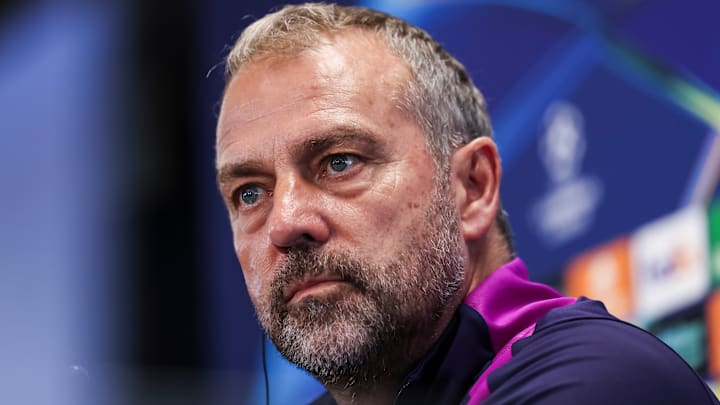 FC Barcelona Training Day - UEFA Champions League MD3 Press Conderence