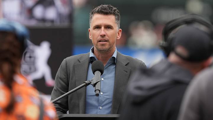 San Francisco Giants president of baseball operations Buster Posey. Credit: Darren Yamashita-Imagn Images San Francisco Giants president of baseball operations Buster Posey. Credit: Darren Yamashita-Imagn Images