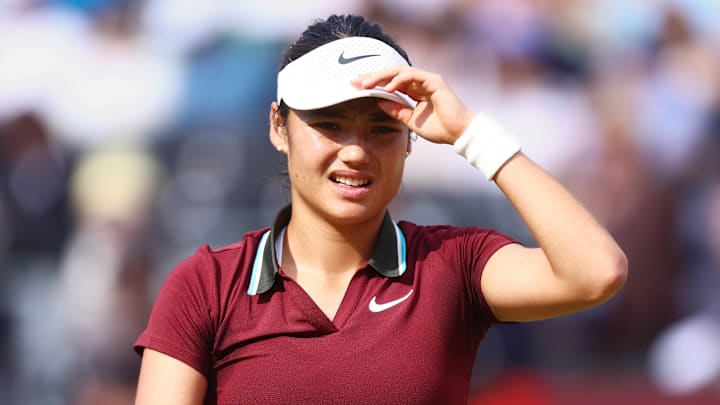 Emma Raducanu cried after defeating Ann Li in the Eastbourne Open.