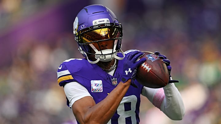 Minnesota Vikings wide receiver Justin Jefferson finished outside of the top 20 in fantasy points at his position in 2025.
