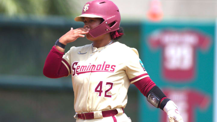FSU softball faces Auburn in the NCAA Regional Championship game at JoAnne Graff field at Seminole Softball Complex on May 18, 2025 FSU softball faces Auburn in the NCAA Regional Championship game at JoAnne Graff field at Seminole Softball Complex on May 18, 2025