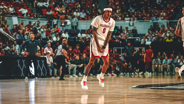 Alabama Basketball Guard Labaron Philon vs. Florida State Alabama Basketball Guard Labaron Philon vs. Florida State