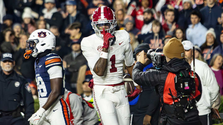 Alabama WR Isaiah Horton vs. Auburn