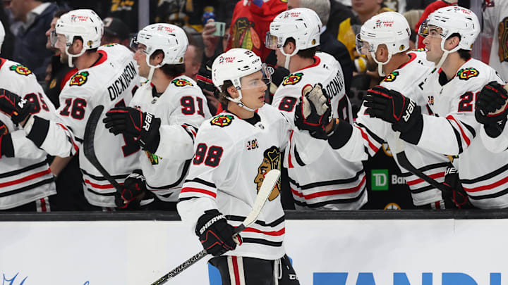 Chicago Blackhawks v Boston Bruins Chicago Blackhawks v Boston Bruins