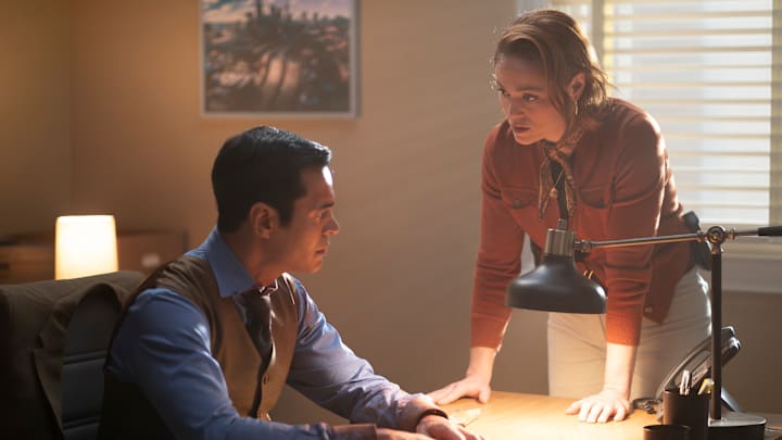 Ramón Rodríguez and Erika Christensen in Will Trent season 3
