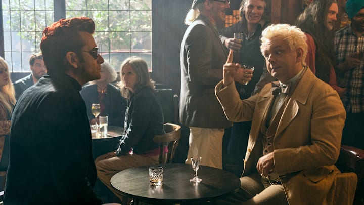 David Tennant (Crowley), Michael Sheen (Aziraphale)
