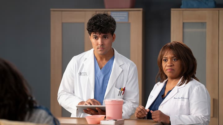 GREYÕS ANATOMY - ÒRidinÕ SoloÓ - Meredith and Amelia prepare a funding proposal for their AlzheimerÕs research. Meanwhile, Teddy and Owen hit a breaking point in their marriage, while Jules has an awkward encounter with Dr. Beltran. THURSDAY, MARCH 27 (10:00-11:00 p.m. EDT) on ABC. (Disney/Anne Marie Fox) 
NIKO TERHO, CHANDRA WILSON