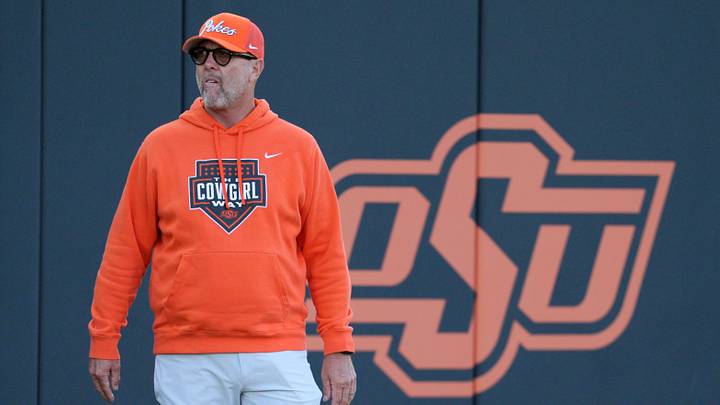 Oklahoma State softball coach Kenny Gajewski. Oklahoma State softball coach Kenny Gajewski.