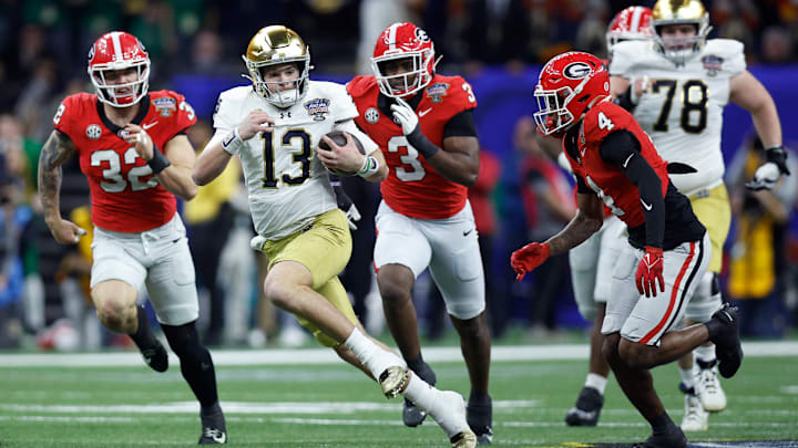 91st Allstate Sugar Bowl  - Notre Dame v Georgia
