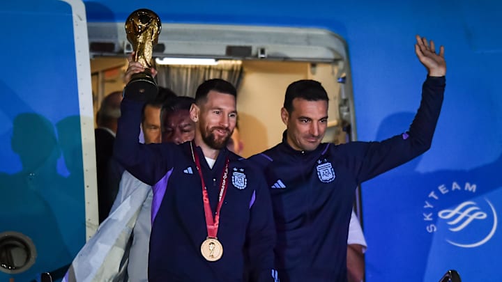 FIFA World Cup Qatar 2022 Winners Arrive to Buenos Aires
