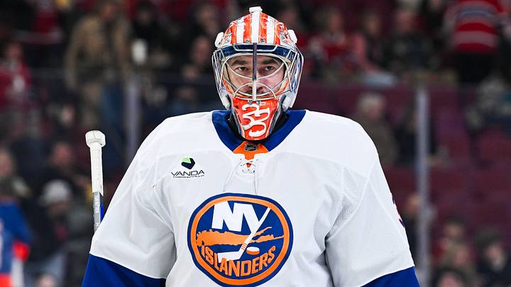 New York Islanders goalie David Rittich (33): David Kirouac-Imagn Images New York Islanders goalie David Rittich (33): David Kirouac-Imagn Images