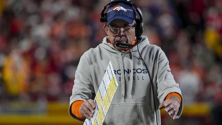 Dec 25, 2025; Kansas City, Missouri, USA; Denver Broncos head coach Sean Payton during the third quarter at GEHA Field at Arrowhead Stadium. Mandatory Credit: Denny Medley-Imagn Images Dec 25, 2025; Kansas City, Missouri, USA; Denver Broncos head coach Sean Payton during the third quarter at GEHA Field at Arrowhead Stadium. Mandatory Credit: Denny Medley-Imagn Images