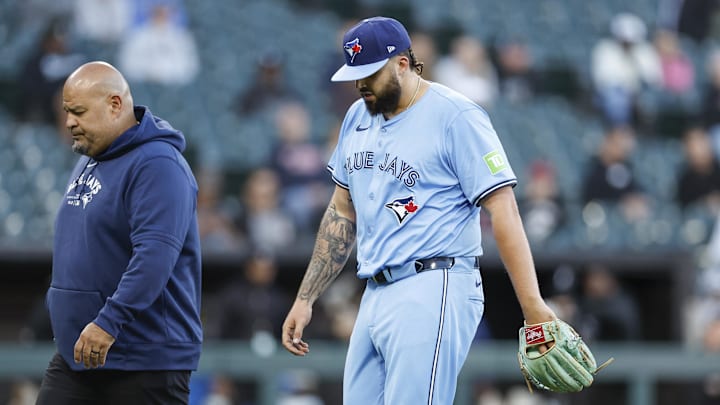 Toronto Blue Jays starting pitcher Alek Manoah