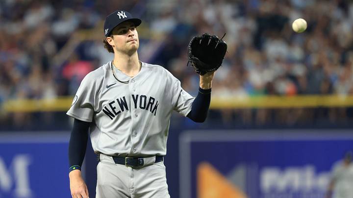 Cam Schlittler wasn’t as sharp as he usually is, and the Yankees’ defense didn't do him any favors. Cam Schlittler wasn’t as sharp as he usually is, and the Yankees’ defense didn't do him any favors.
