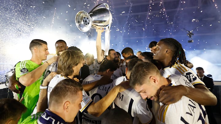 Real Madrid UEFA Champions League Trophy Parade