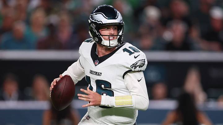 Aug 28, 2026; Philadelphia, Pennsylvania, USA; Philadelphia Eagles quarterback Tanner McKee (16) plays against the Cincinnati Bengals during the first quarter at Lincoln Financial Field. Mandatory Credit: Bill Streicher-Imagn Images Aug 28, 2026; Philadelphia, Pennsylvania, USA; Philadelphia Eagles quarterback Tanner McKee (16) plays against the Cincinnati Bengals during the first quarter at Lincoln Financial Field. Mandatory Credit: Bill Streicher-Imagn Images