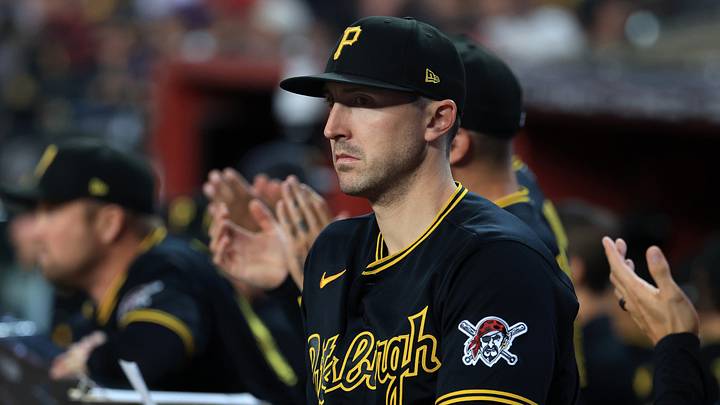 May 6, 2026; Phoenix, Arizona, USA; Pittsburgh Pirates pitching coach Bill Murphy against the Arizona Diamondbacks at Chase Field. Mandatory Credit: Mark J. Rebilas-Imagn Images