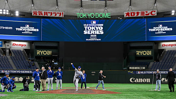 Los Angeles Dodgers Workouts: MLB Tokyo Series
