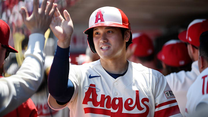 Texas Rangers v Los Angeles Angels