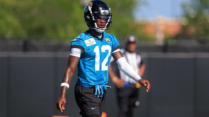 Jacksonville Jaguars wide receiver Travis Hunter