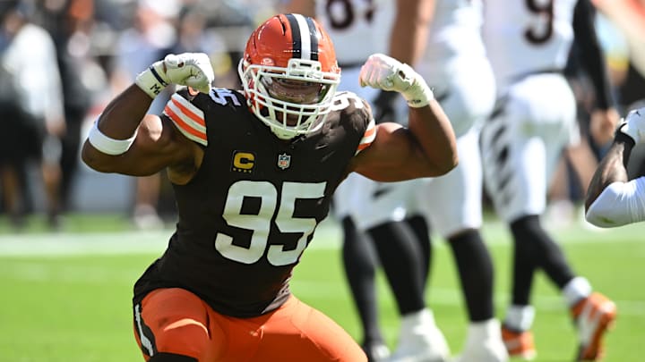 The Cleveland Browns and defensive end Myles Garrett are underdogs in Week 5. The Cleveland Browns and defensive end Myles Garrett are underdogs in Week 5.