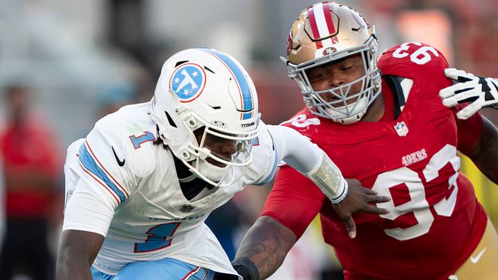 49ers rookie Gracen Halton continued the momentum from his standout NFL Combine with an impressive preseason debut against the Titans. 49ers rookie Gracen Halton continued the momentum from his standout NFL Combine with an impressive preseason debut against the Titans.