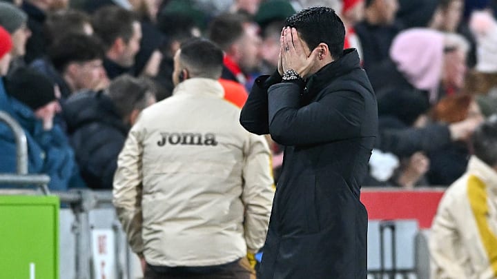 Arsenal’s lead at the top of the table is now just four points. Arsenal’s lead at the top of the table is now just four points.