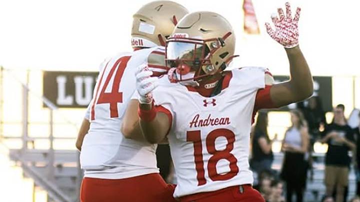 Andrean rolled to a 51-6 win over Kankakee Valley on Friday. Andrean rolled to a 51-6 win over Kankakee Valley on Friday.