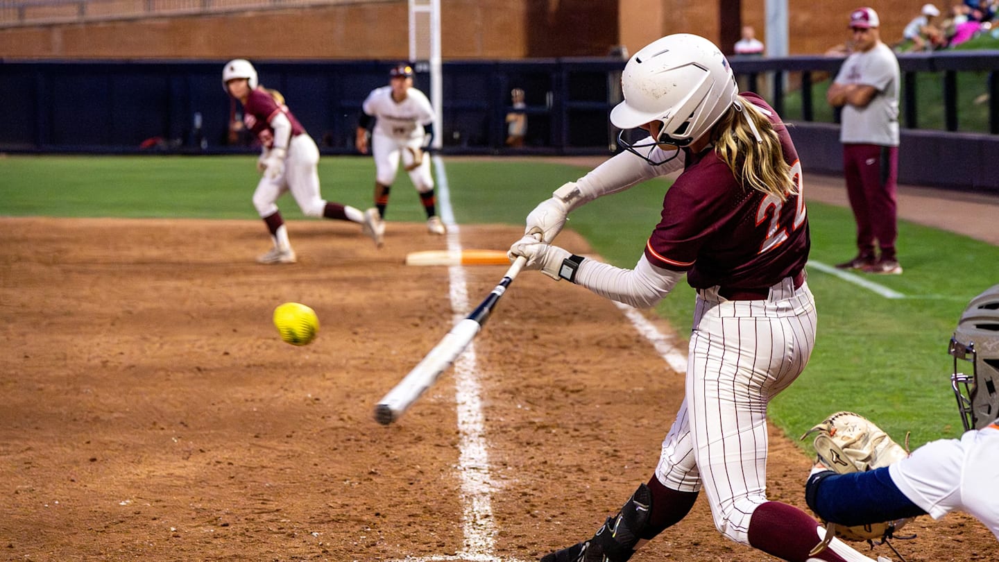 Carrico Cruises as Hokies Softball Flashes Leather to Even Series Against No. 19 Virginia