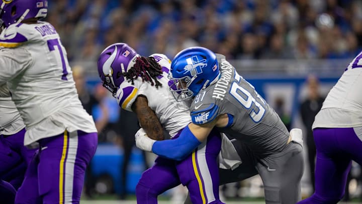How much will the Lions miss Aidan Hutchinson? It should become very apparent in Sunday's NFC North showdown. How much will the Lions miss Aidan Hutchinson? It should become very apparent in Sunday's NFC North showdown.