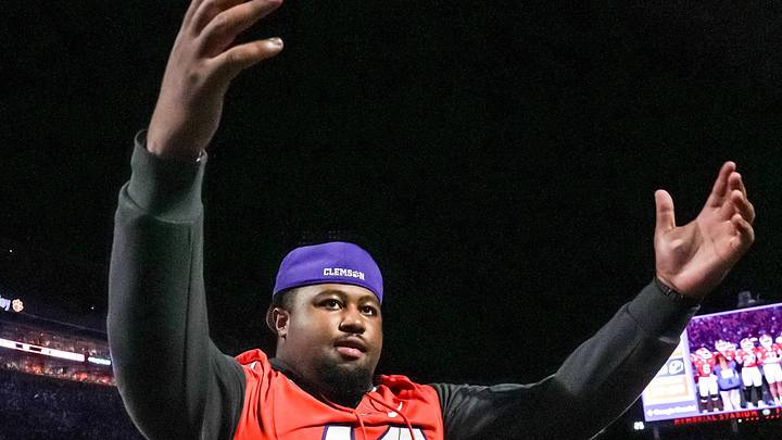 Clemson defensive tackle Hevin Brown-Shuler (42) is set to ring the bell to finish his cancer treatment on Thursday. Clemson defensive tackle Hevin Brown-Shuler (42) is set to ring the bell to finish his cancer treatment on Thursday.