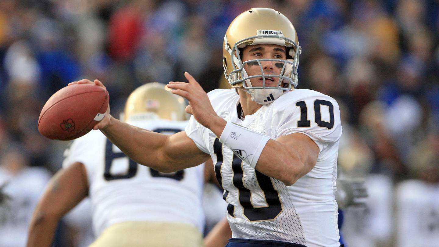 Brady Quinn Shares Favorite Road Environment from Notre Dame