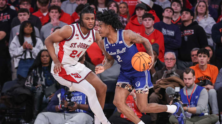 St. John's is a road favorite against Seton Hall on Friday night.