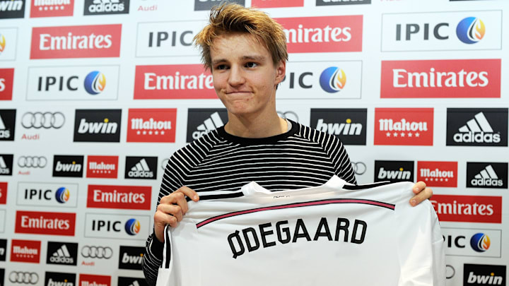 Martin Odegaard was signed by Real Madrid when he turned 16