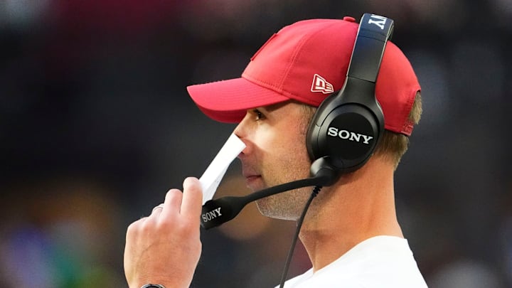 Arizona Cardinals head coach Jonathan Gannon during action against the Los Angeles Rams in the first half at State Farm Stadium on Dec. 7, 2025, in Glendale.