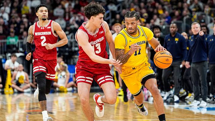 Wisconsin guard Hayden Jones. Wisconsin guard Hayden Jones.
