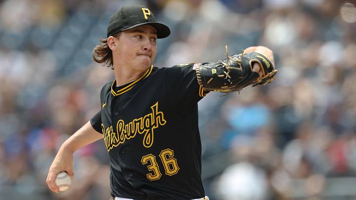 Jun 25, 2026; Pittsburgh, Pennsylvania, USA;  Pittsburgh Pirates starting pitcher Bubba Chandler (36) delivers a pitch against  the Seattle Mariners /ds1i/ at PNC Park. Mandatory Credit: Charles LeClaire-Imagn Images