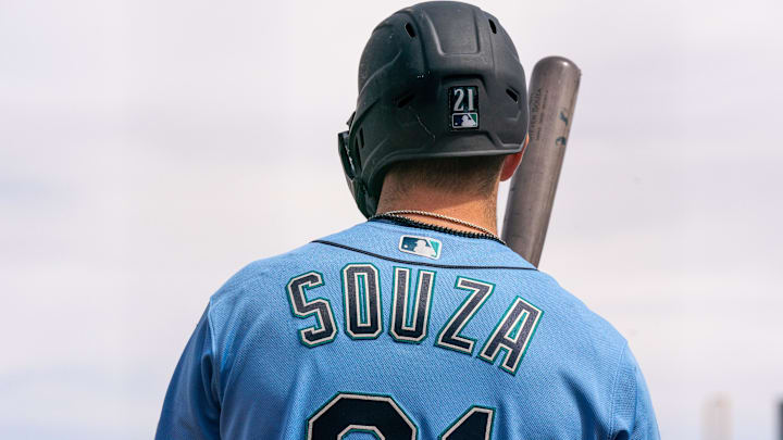 Seattle Mariners outfielder Steven Souza Jr. Seattle Mariners outfielder Steven Souza Jr.
