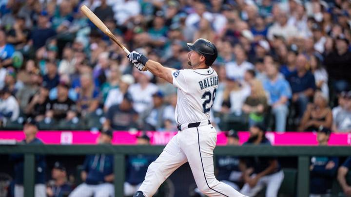 Seattle Mariners catcher Cal Raleigh.
