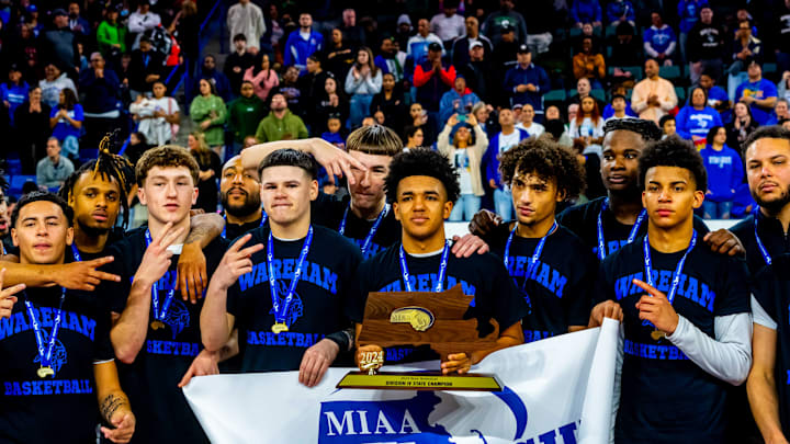The 2023-24 MIAA Division 4 State Champions - Wareham Vikings.