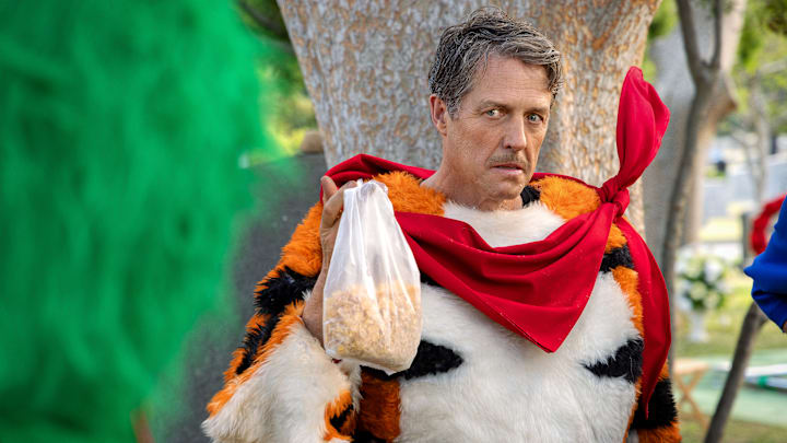 UNFROSTED. Hugh Grant as Thurl in Unfrosted. Cr. John P. Johnson/Netflix © 2024.