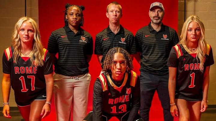 Rome High School Lady Wolves Flag Football 