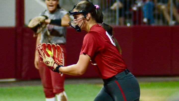 Oklahoma pitcher Allyssa Parker