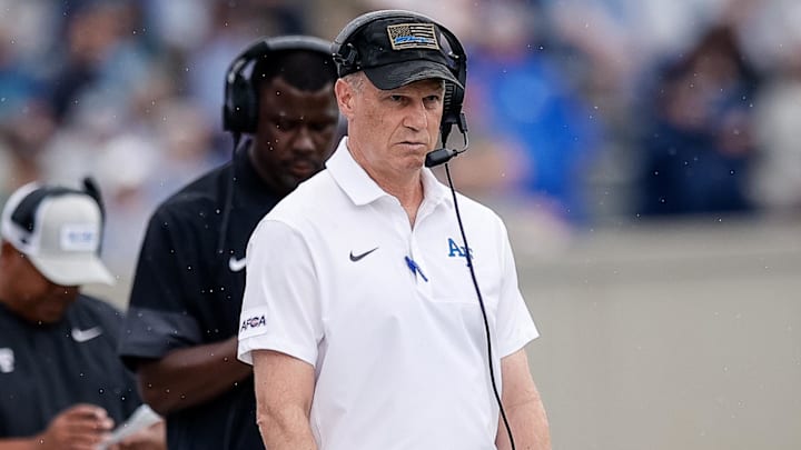 Air Force Falcons head coach Troy Calhoun.