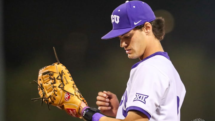 TCU Utility player Brody Green against Fresno State, 03/07/2025