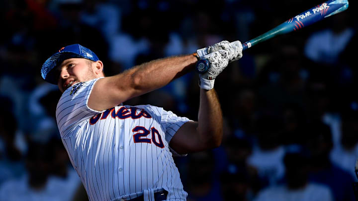 Pete Alonso was unable to secure a third straight Home Run Derby title, losing in the second round to eventual Derby champ Julio Rodriguez of Seattle.