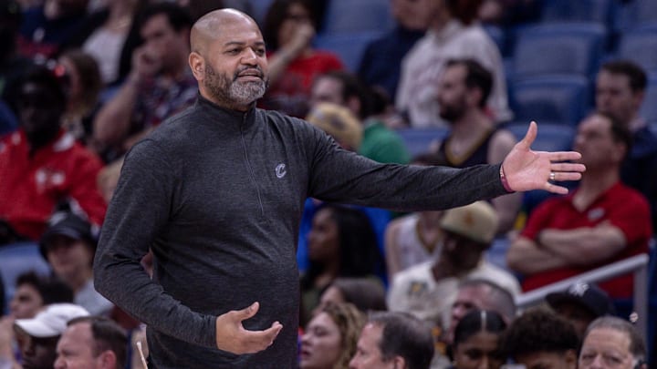 Mar 13, 2024; New Orleans, Louisiana, USA; Cleveland Cavaliers head coach JB Bickerstaff: Stephen Lew-Imagn Images
